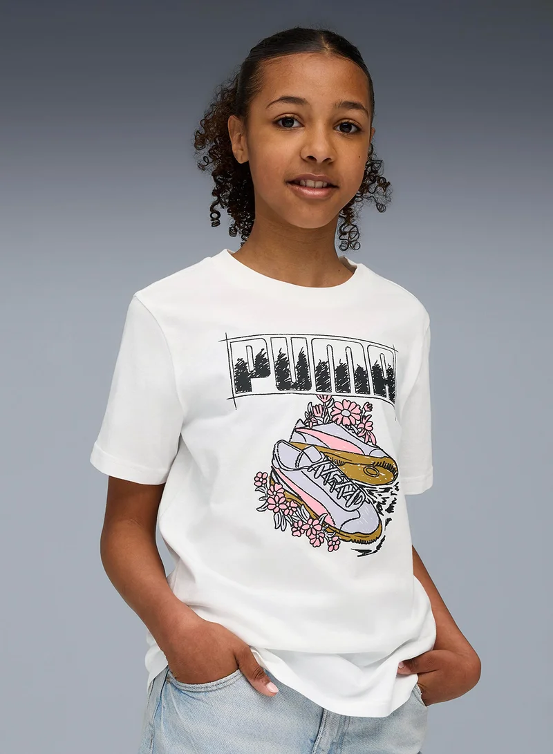 بوما Graphic Sneaker Print T-Shirt