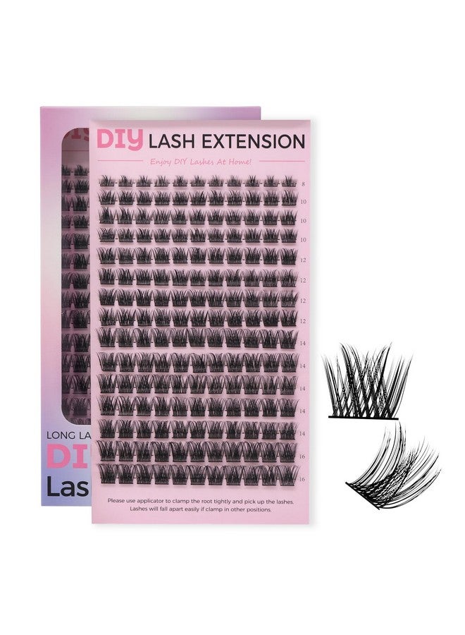 ميوفيو وصلات رموش صناعية مكونة من 165 قطعة من الرموش الصناعية الرقيقة والمتفرقة، رموش صناعية رفيعة للغاية من المنك الناعم، صينية مختلطة (C-8-16Mix) - Image 1