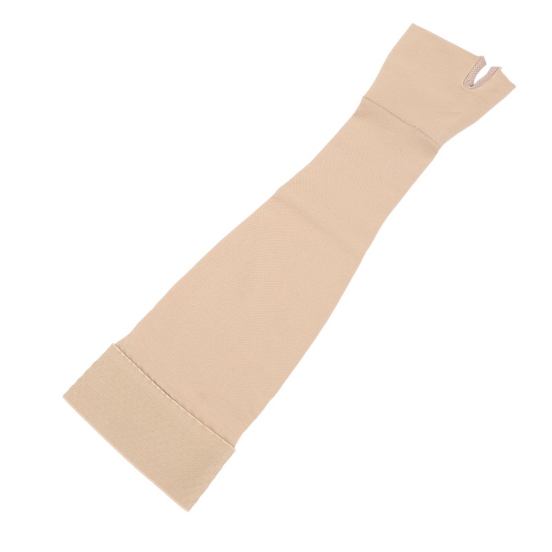 Compression Arm Sleeve 30‑40mmHg Graduated Compression Full Arm Support Breathable Arm Band with Thumb and Palm Support for Lymphedema Swelling Relief L - Image 3