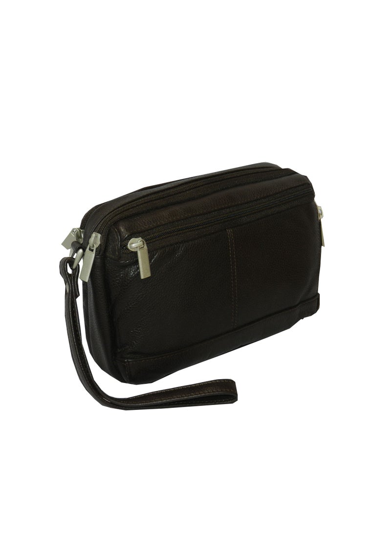 LAVERI LEATHER Laveri Genuine Leather Designer Hand Pouch For Travel  - Image 1
