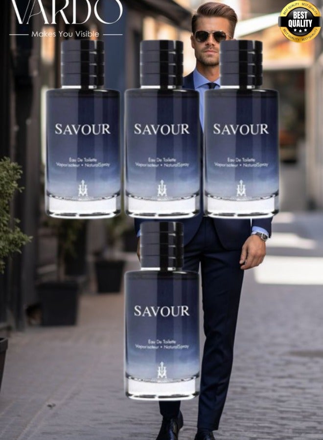 Collection 4 Pieces Savour Perfume EDT 85ML - Image 1