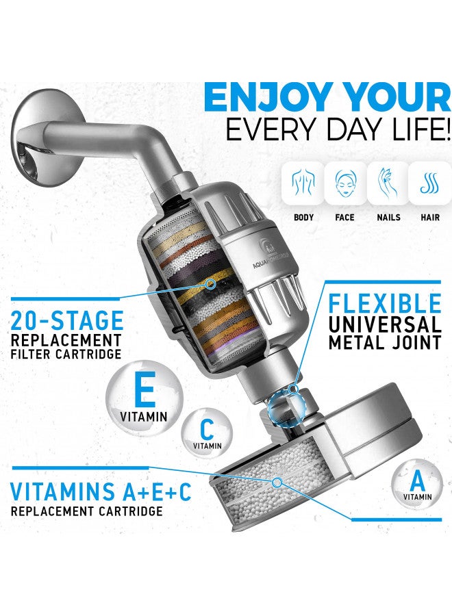 Water Softener For Shower Heads 36 Stage Shower Filter For Hard Water ...