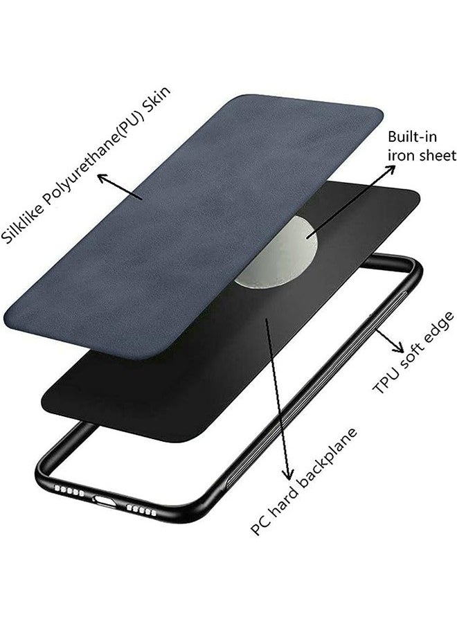 Case for Oppo Reno 10/Reno 10 Pro,Shockproof Cases ,Anti-Fall Drop Protection , Cover Bumper Built-in Metal Plate for Oppo Reno 10/Reno 10 Pro - Blue