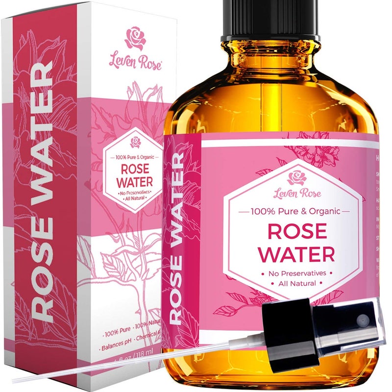 Leven Rose Jojoba Oil + Rose Water for Face Facial Toner Bundle by Leven Rose - Jojoba Moisturizer for Skin Hair Body and Nails 4 oz & Pure Moroccan Rosewater 4 oz - Image 4