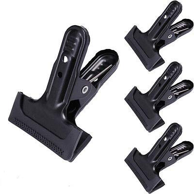 VTS® 4 Pcs. Combo Photo VideoStudio Backdrop Support Metal Body Multipurpose Spring Clamp Clip for Background Muslin, Canvas, Paper, Cloth Screen, Photography, Backdrops Backgrounds Woodworking Holder (BACKDROP METAL CLIP COMBO) - Image 2