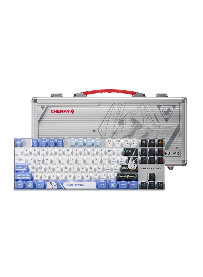 Cherry Dual Magnetic Switch Wireless Keyboard, Mecha-style Unleashed Collaboration Edition Magnetic Switch Keyboard, Office Keyboard, Tri-mode Wireless Tmr Magnetic Resistance, Mechanical Switch Mixed Insertion, New Year Gift