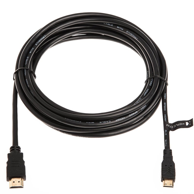 Keple 3FT High-Speed Mini HDMI to HDMI Cable for Canon, Nikon & More to TV Monitor - Image 3