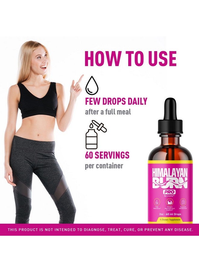 LIVORKA (2 Pack) Himalayan Burn Pro Drops - HimalayanBurn Pro Advanced Formula Liquid Supplement, Himalayan Burn Pink Salt Health & Wellness, Himalayanburn Pro Daily Wellness Support, 2 Bottles for 2 Months - Image 4