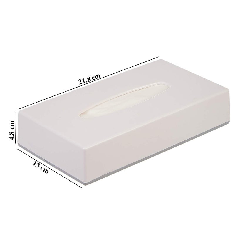 MDN Facial Tissue Dispenser and Holder for Bathroom Vanity Countertops Bedroom Dressers Night Stands Desks Tables with 50 Tissue - Image 4