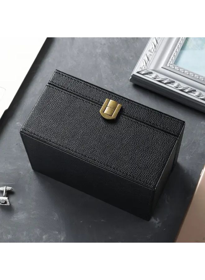 Litchi Pattern RFID Signal Shielding Box Car Key Protector - Image 3