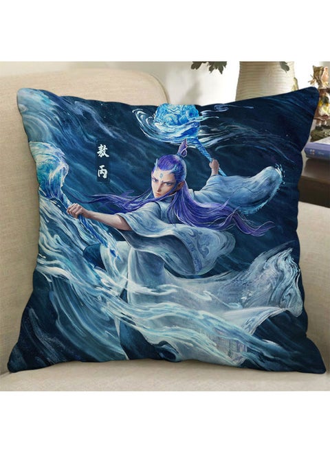 Which Surrounding Pillow, Which Ao Bing Ao Guang Ao Leap Shen Male Leopard Doll Diy Gift-Color:A22-Height:40x80cm Silky Bright Satin Pillow With Double-sided Printing