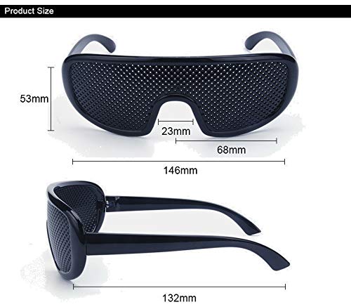 Visions India Pinhole Anti-fatigue Unisex Glasses for Eyesight Strengthening Glasses For Men/Women/Kids (Aviator) - Image 5