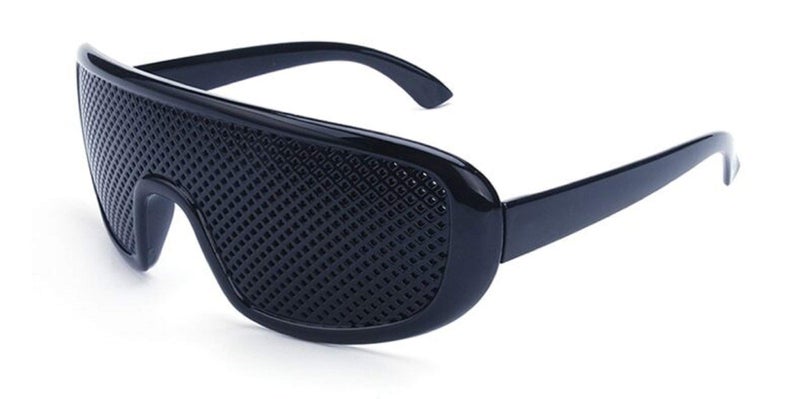 Visions India Pinhole Anti-fatigue Unisex Glasses for Eyesight Strengthening Glasses For Men/Women/Kids (Aviator) - Image 2