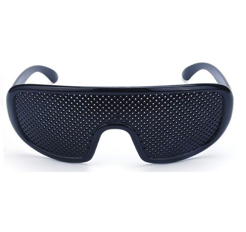 Visions India Pinhole Anti-fatigue Unisex Glasses for Eyesight Strengthening Glasses For Men/Women/Kids (Aviator) - Image 1