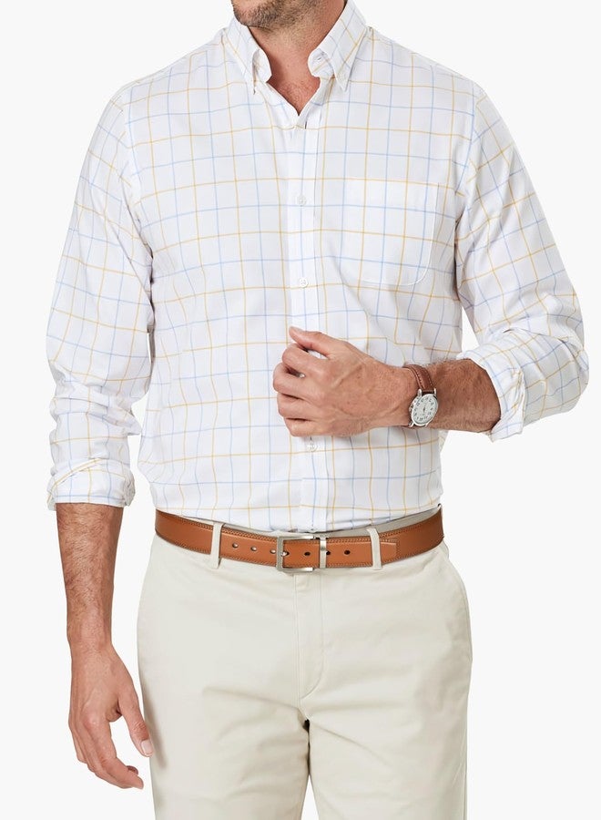 تشاورين حزام رجالي بني من تشاورين - حزام جلدي قابل للفصل 1.25 بوصة - حزام رسمي رجالي - مثالي للأحذية الرسمية - Image 5