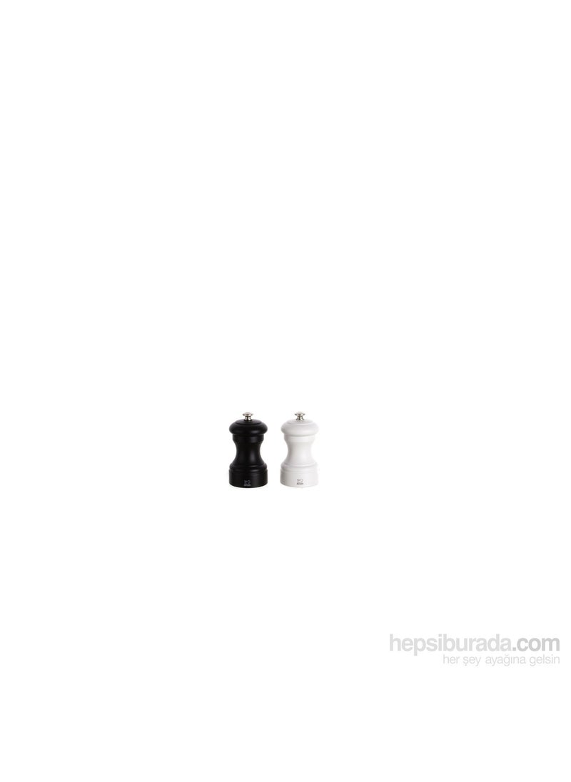PEUGEOT Bistro Pepper and Salt Mill 2 Pcs Set 10Cm Black White  - Image 3