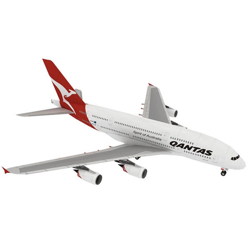 نموذج ورقي لطائرة إيرباص A380 من أستراليا والإمارات وسنغافورة - Image 2