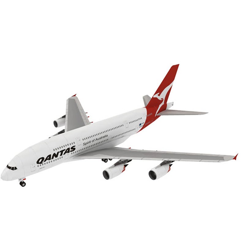 نموذج ورقي لطائرة إيرباص A380 من أستراليا والإمارات وسنغافورة - Image 5