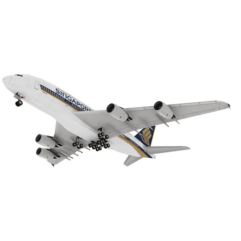 نموذج ورقي لطائرة إيرباص A380 من أستراليا والإمارات وسنغافورة - Image 4