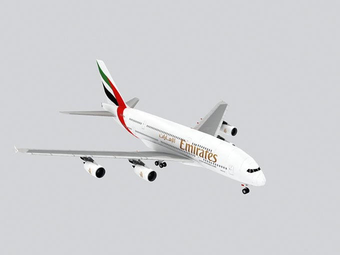 نموذج ورقي لطائرة إيرباص A380 من أستراليا والإمارات وسنغافورة - Image 1