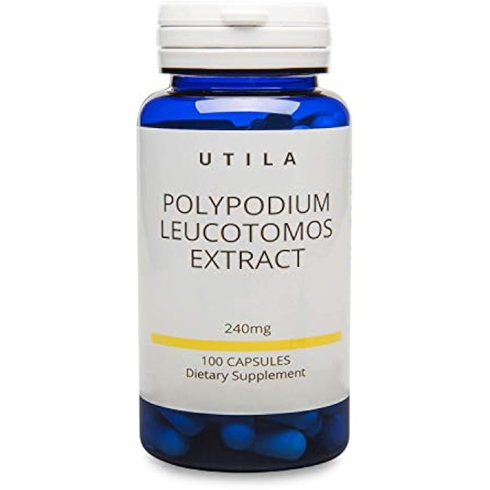 UTILA Polypodium Leucotomos Extract Supplement, 240mg, for Healthy Skin Care - Gluten Free (100) - Image 2