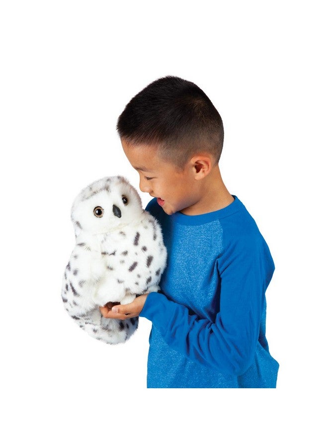 Folkmanis Snowy Owl Puppet - Image 3