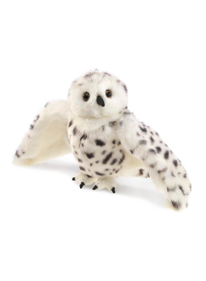 Folkmanis Snowy Owl Puppet - Image 1