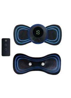 Generic Mini Electric Massager Portable Pulse Muscle Stimulator Neck Cervical Massage Patch with Remote  - Image 1