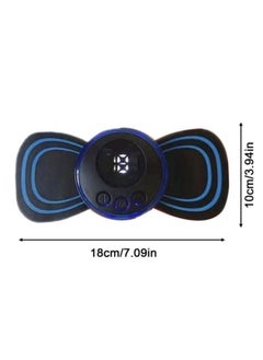 Generic Mini Electric Massager Portable Pulse Muscle Stimulator Neck Cervical Massage Patch with Remote  - Image 2