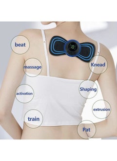Generic Mini Electric Massager Portable Pulse Muscle Stimulator Neck Cervical Massage Patch with Remote  - Image 4