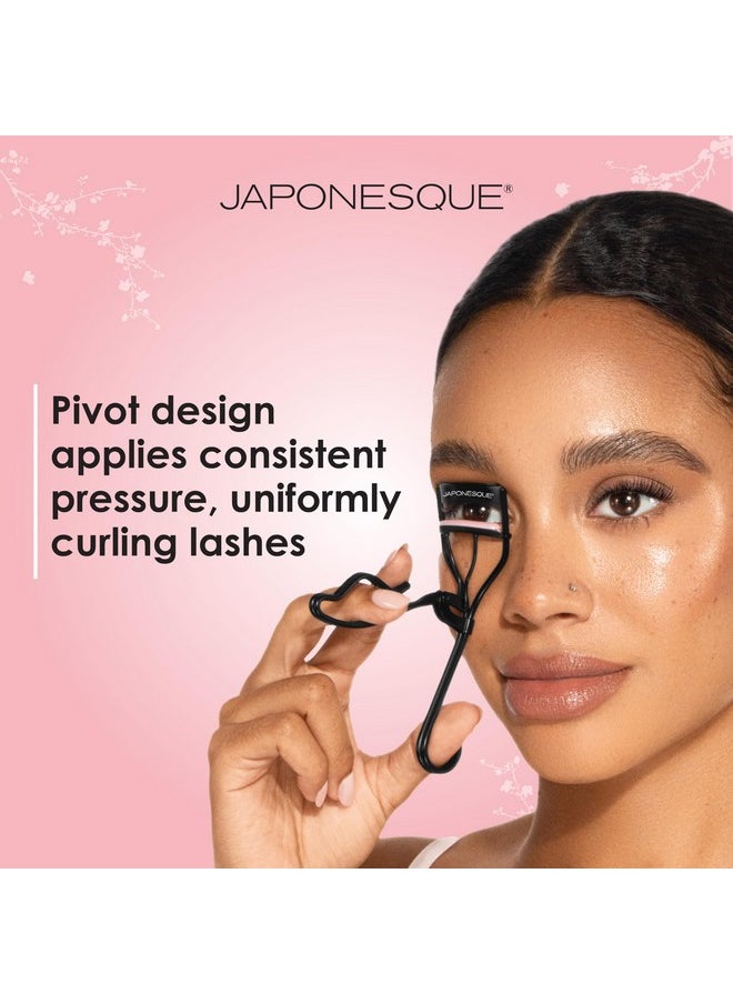 Japonesque - Professional Lash Curler For Natural & False Lashes On Most Eye Shapes Includes 1 Refill Pad Holds Curl Up To 8 Hours - Image 1