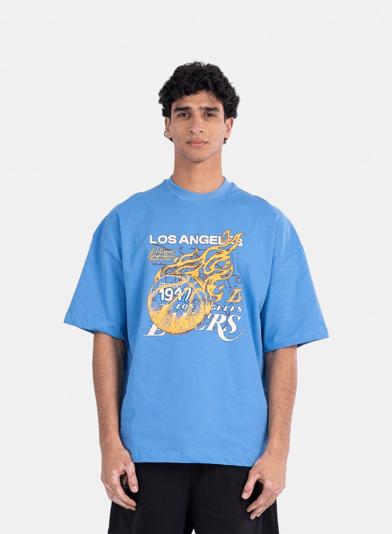 NBA Lakers Ariel Impact T-Shirt - Image 4