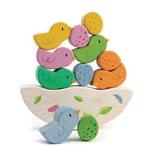 Tender Leaf Toys - Rocking Baby Birds - 12 Piece Balance Toy - STEM Toy - Early Learning to Develop Strategic Thinking and Fine Motor Skills - Wooden Toy Stacker & Balance Educational Game - Age 18m+ - Image 4