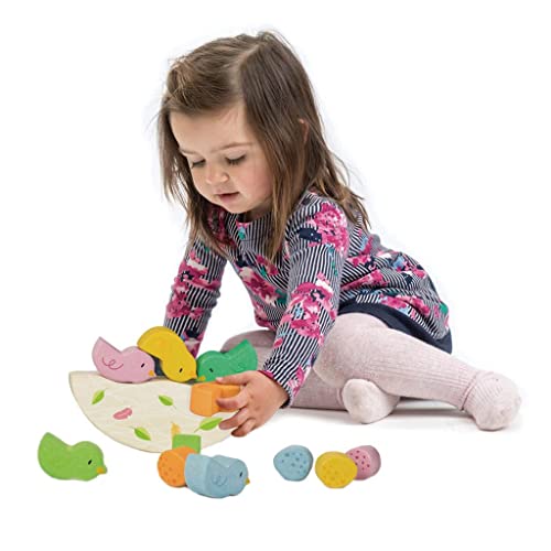 Tender Leaf Toys - Rocking Baby Birds - 12 Piece Balance Toy - STEM Toy - Early Learning to Develop Strategic Thinking and Fine Motor Skills - Wooden Toy Stacker & Balance Educational Game - Age 18m+ - Image 3