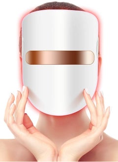 Excefore LED Light Therapy Mask, Light Therapy Acne Treatment LED Mask, 3 Color LED Face Mask Light Therapy Facial Treatment, Therapy Mask for Acne Fine Lines Wrinkles & Rosacea  - Image 1