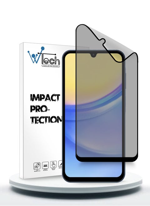 Samsung Galaxy A15 4G / 5G 2023 Nano Ceramic Full Glue Full Cover Matte Flexible Screen Protector (MSCNMN) - Clear/Black