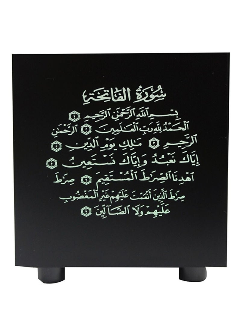 سندس سماعة قرآن كريم مطبوعة مع إضاءة ملونة أسود 9 سم - Image 3