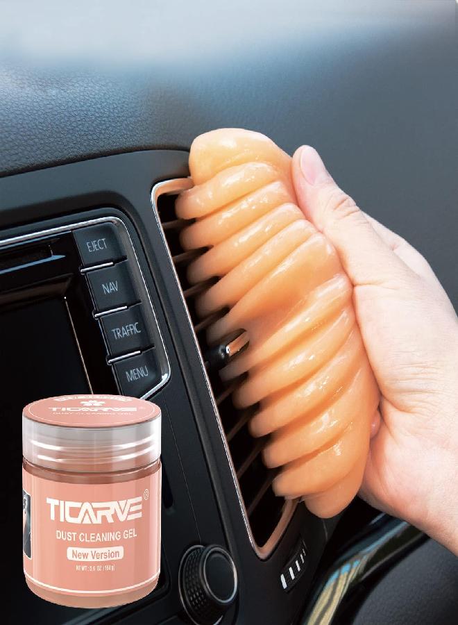 TICARVE Cleaning Gel for Car Detail Putty Car Vent Cleaner Putty Gel Detail Auto Tools Car Interior Cleaner Cleaning Mud for Car and Keyboard Cleaner Slime 2024 Upgrade - Image 1