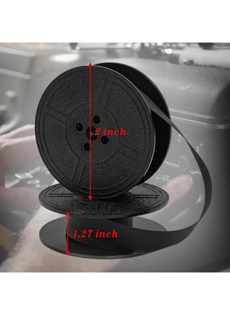 superbobi Vintage Manual Typewriter Spool Ribbon Black Ink for Royal  2 Pack  - Image 2