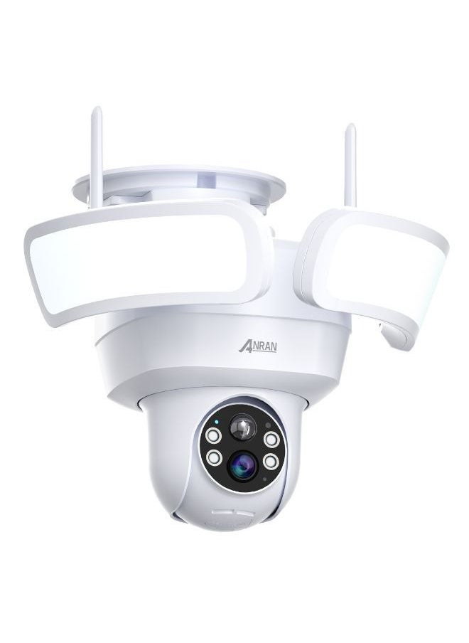 ANRAN - 2K Wireless Solar Outdoor 3MP Camera with Bright LED Floodlights - Image 1