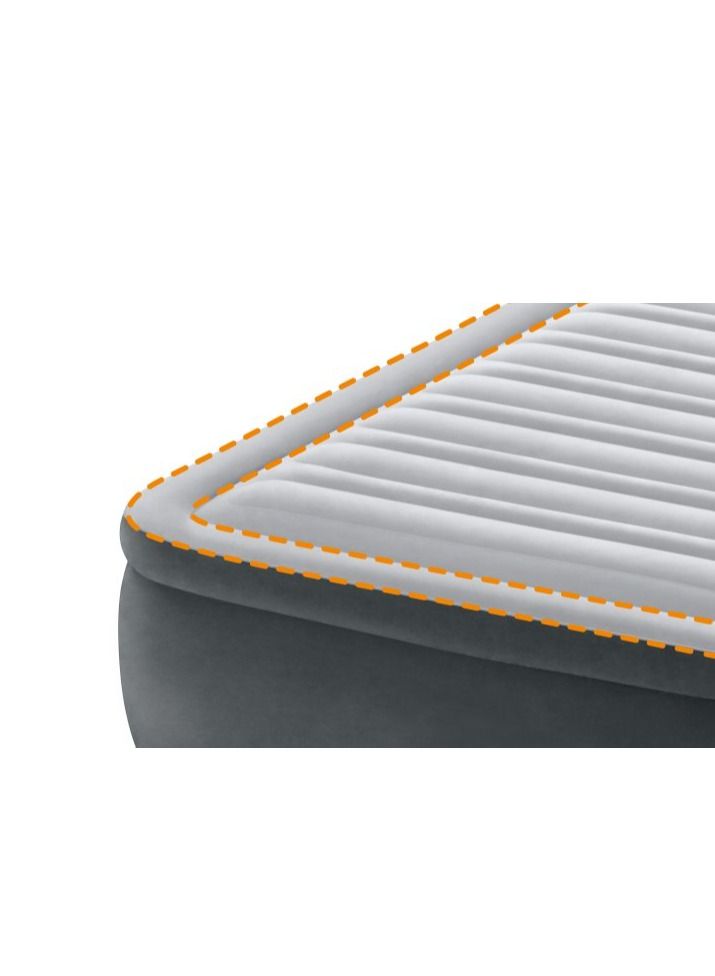 INTEX مرتبة هوائية مريحة متوسطة الارتفاع من سلسلة Dura Beam Deluxe - Image 4