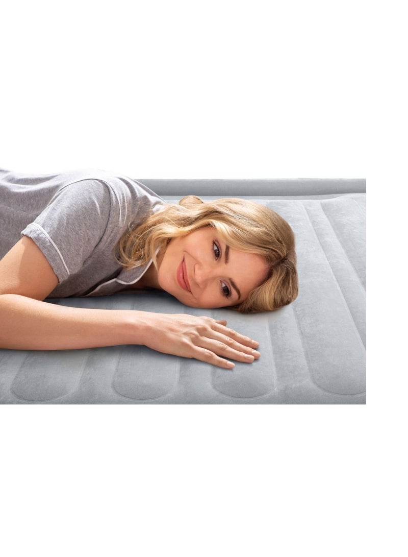 INTEX مرتبة هوائية مريحة متوسطة الارتفاع من سلسلة Dura Beam Deluxe - Image 2