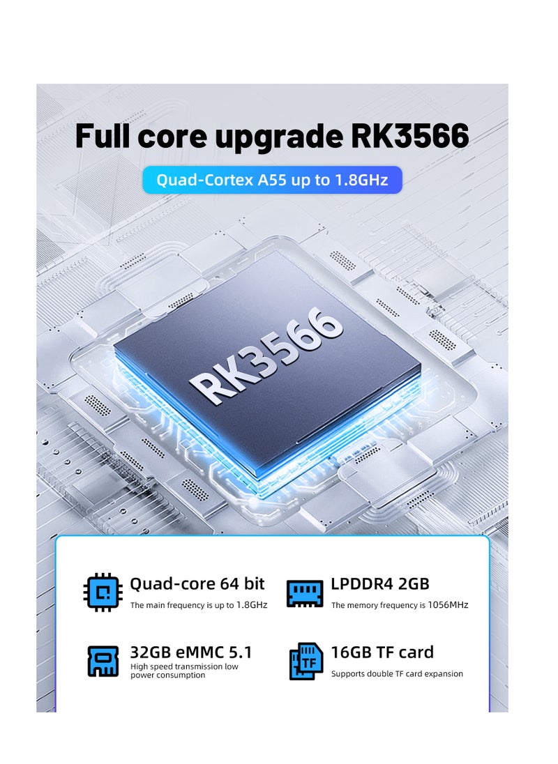 ANBERNIC  - Anbernic RG353VS Retro Handheld Game Linux System RG3566 3.5 inch IPS Screen,RG353VS with 64G TF Card Pre-Installed 4452 Games Supports 5G WiFi 4.2 Bluetooth Online Fighting,Streaming and HDMI - Image 1