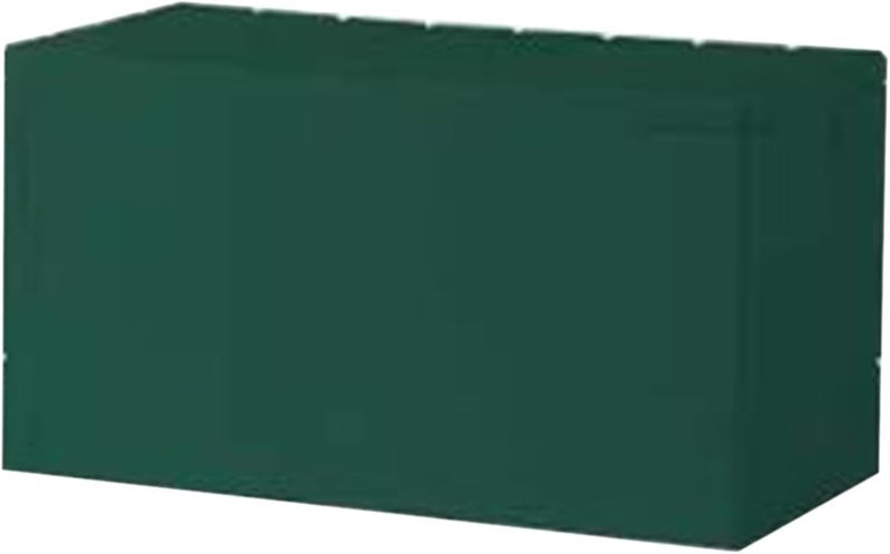Outdoors Storage Bins with Lids Foldable Plastic Stackable Clothes Can Sit Large Capacity(Dark Green,59.6cm) - Image 1