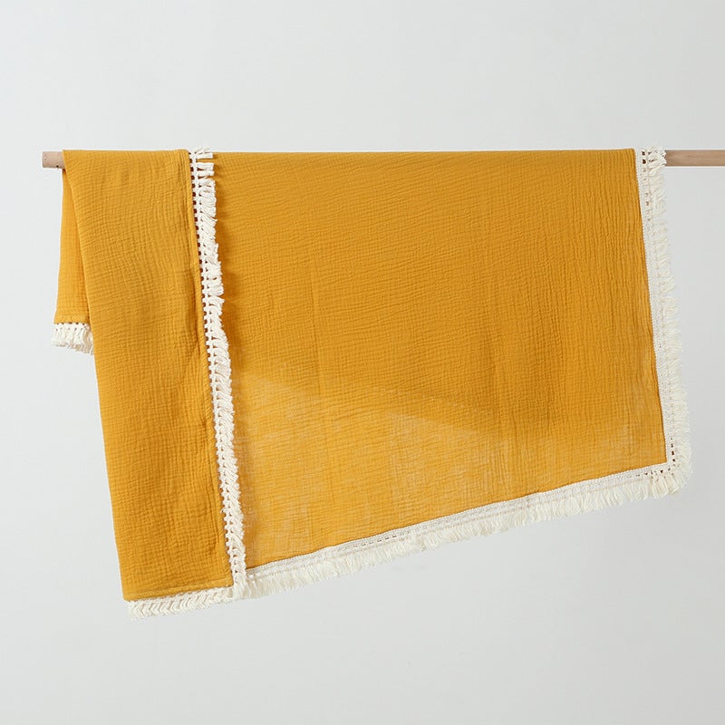 Baby Gauze Large Towel Pure Cotton Baby Soft Bath Towel Absorbent Newborn Children Thin Bathing Newborn Blanket - Image 1