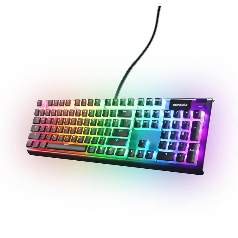 SteelSeries PRISMCAPS - Double Shot Pudding-Style Keycaps - Durable PBT Thermoplastic - Compatible with a Wide Range of Mechanical Keyboards - Black - Image 3