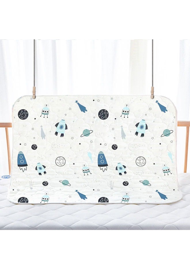 Kissy Baby Bathroom Training Bed Pillow Waterproof Diaper Pillow with Anti Slip Design Reusable Washable Bed Sheets Moisturizing Protective Mat for Toddlers 70 × 90cm  - Image 2