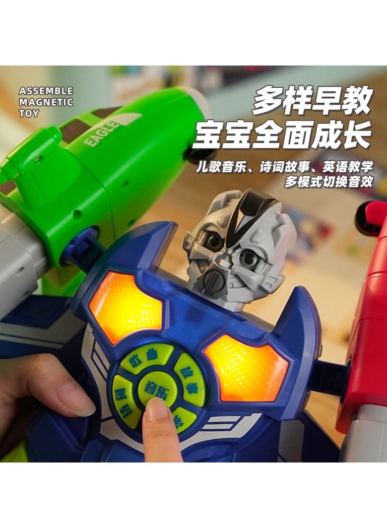 UNIVERSAL DIY Magnetic Deformation Magnetic Transformer A Combination Dispatch Engineering Team Luxury Gift Box Birthday Gift Toy - Image 2