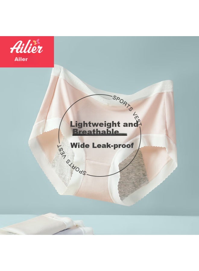 AURORA Ailer & Orla Teen Girl Menstrual Leakproof Modal Period Panties Menstrual Underwear For Girls 12-15 Years Old Student Auntie Pants XL - Image 1