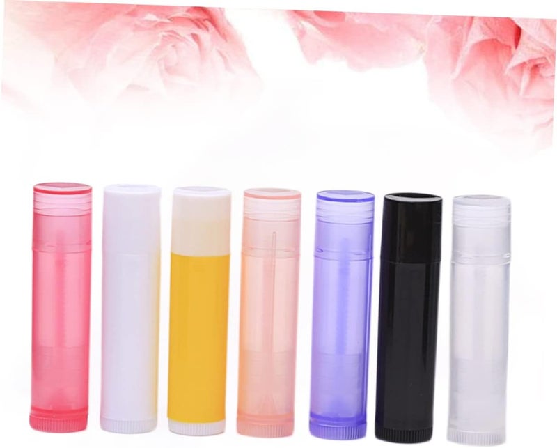 Outanaya 56pcs Lipstick Tubes Containers for Organizing Lip Balm Tube Caps Makeup Organizer Case Labels for Diy - Image 2